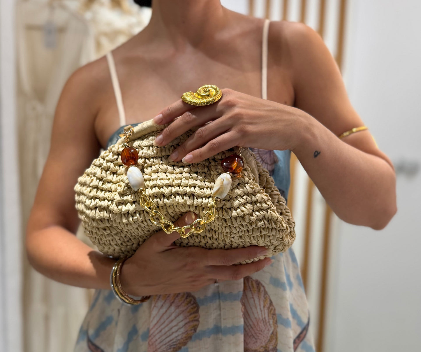Bolso de mano rafia - Nuh Nuh