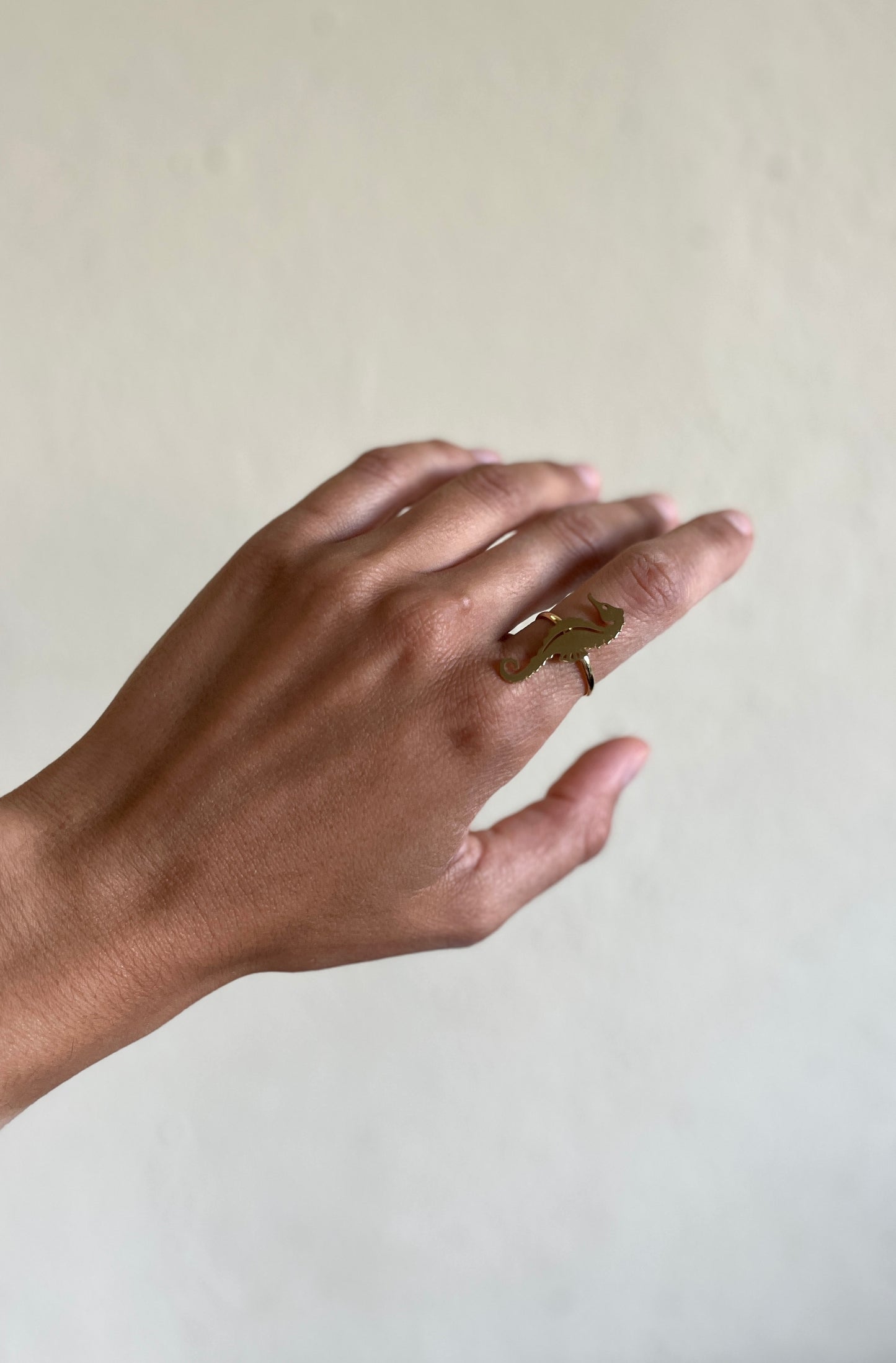 Anillo caballito de mar