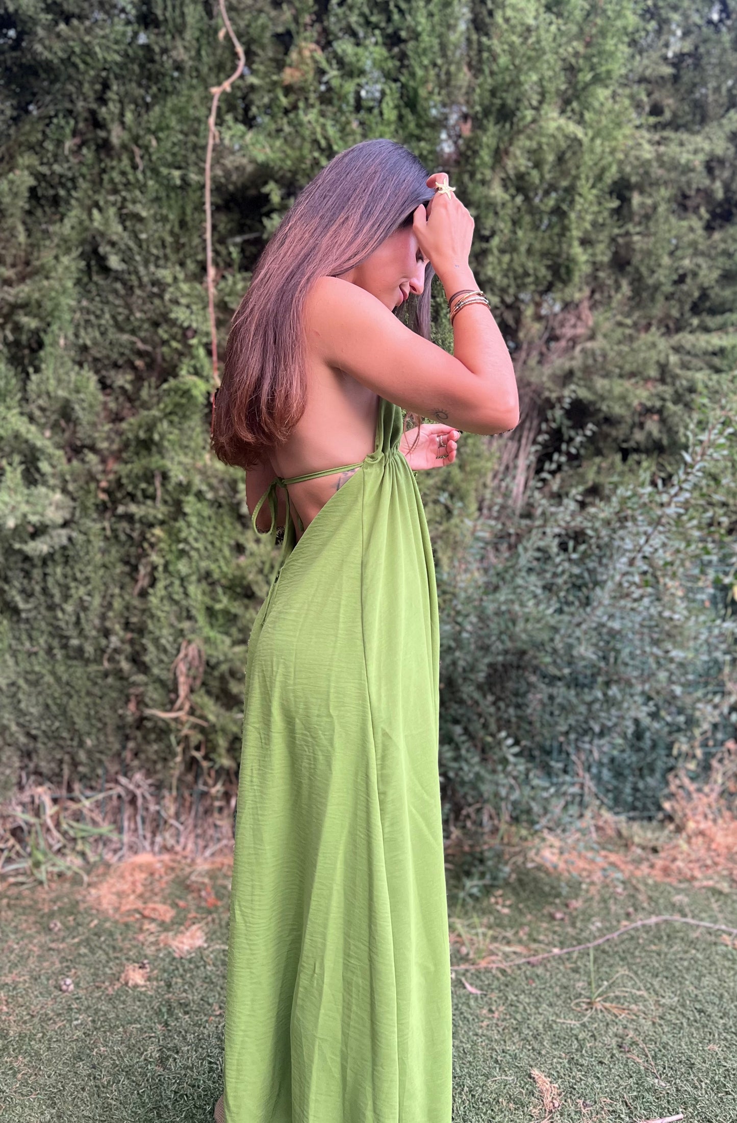Vestido Esmeralda verde