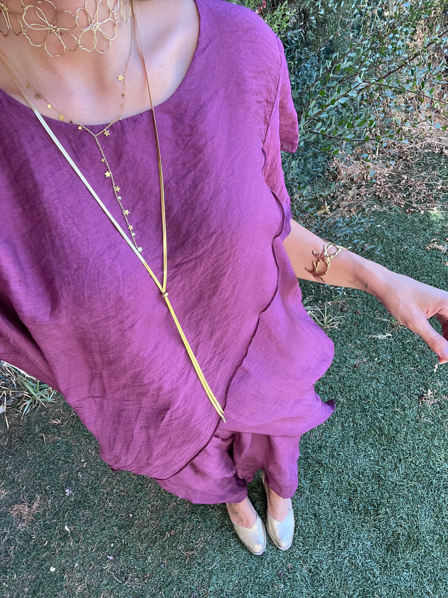 Conjunto Fiona berenjena