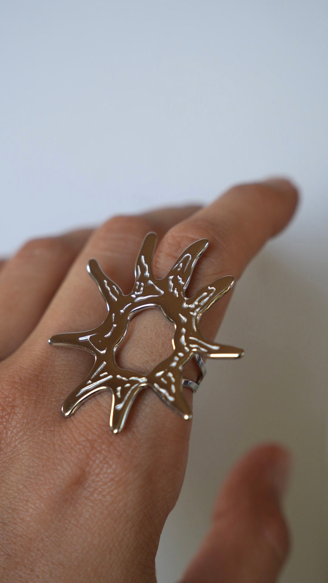 Anillo Vibes plata - Nuh Nuh
