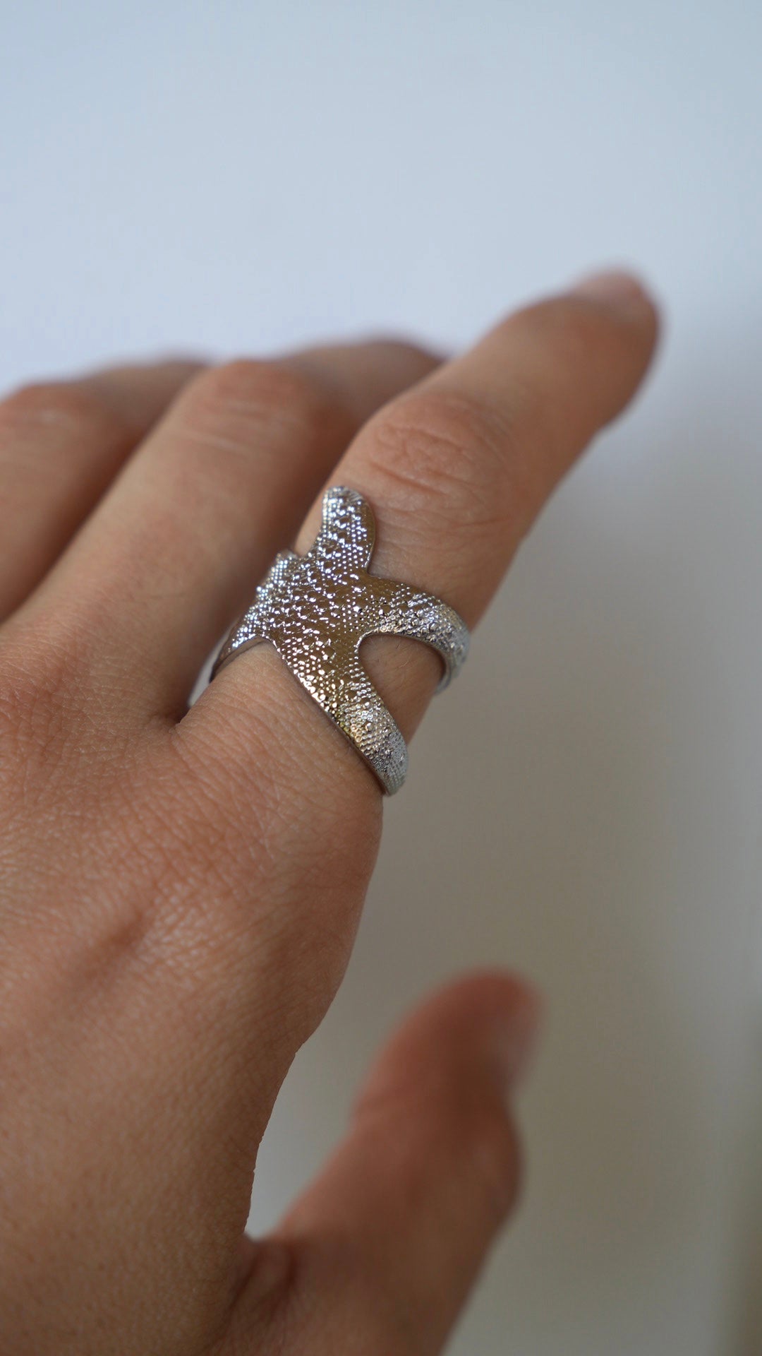Anillo Estrella de mar plata - Nuh Nuh