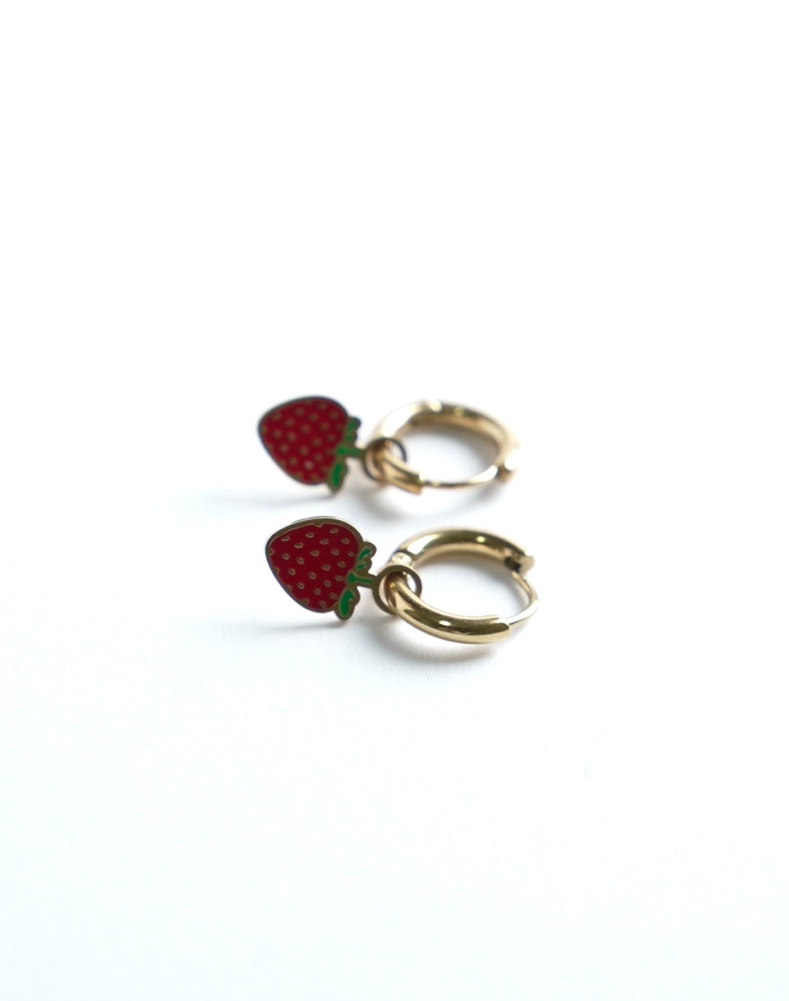 Pendientes fresa