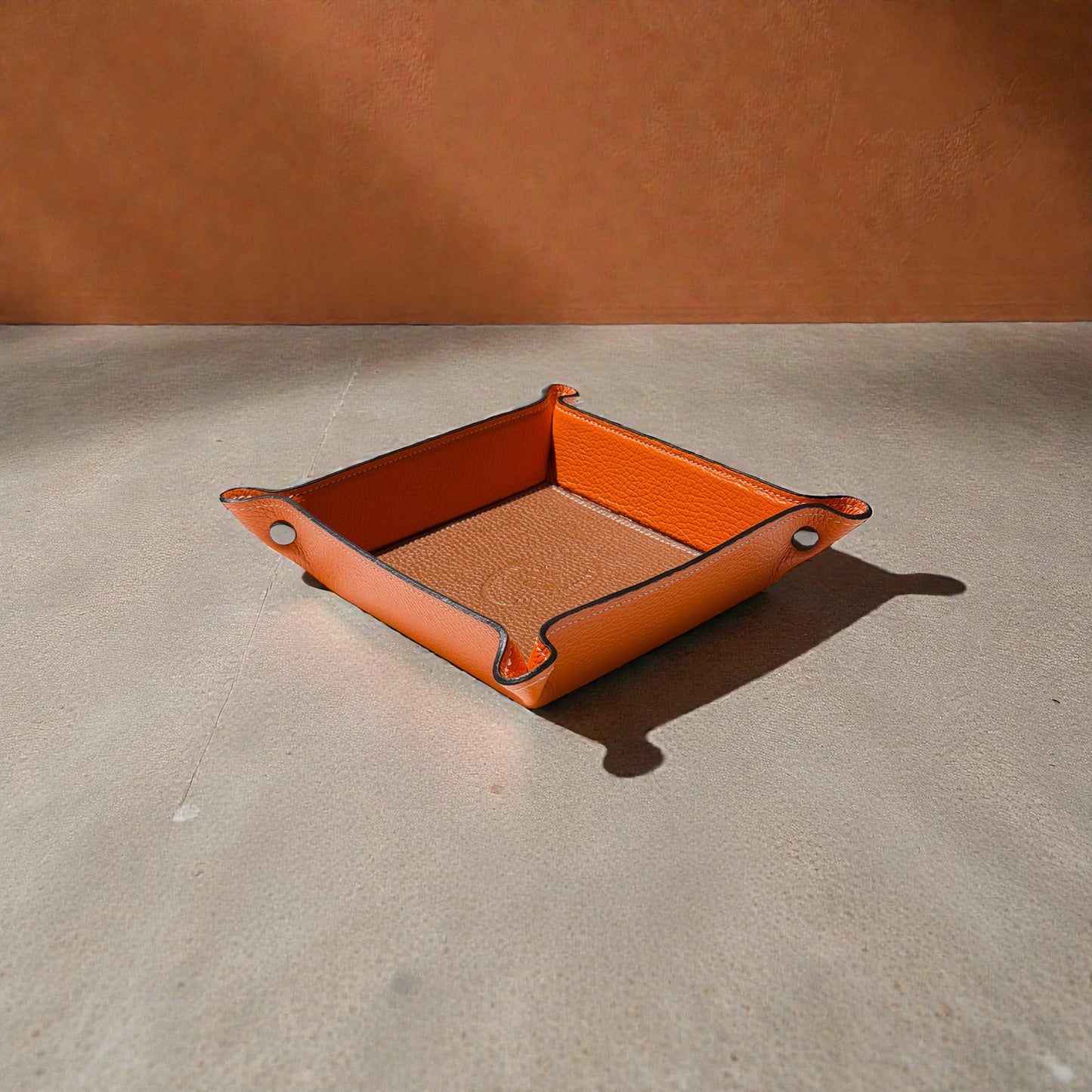 Vaciabolsillos de cuero