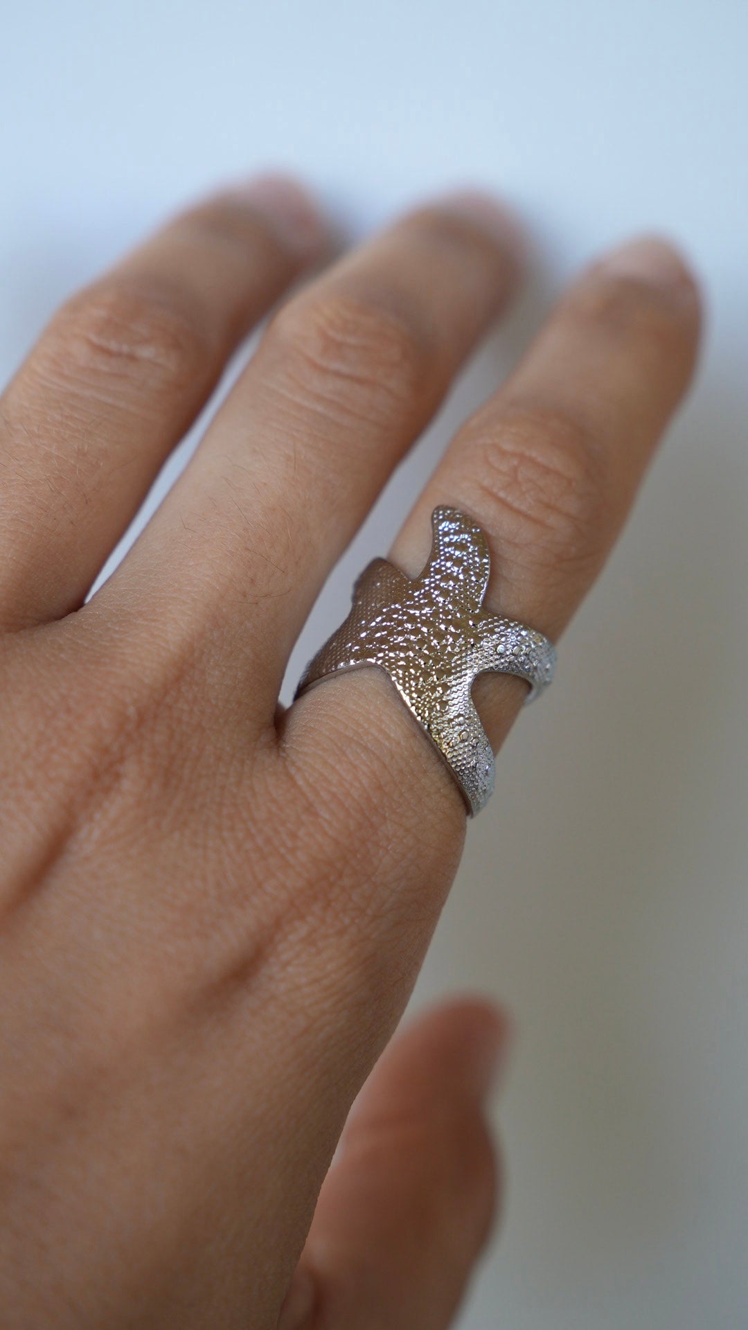 Anillo Estrella de mar plata - Nuh Nuh