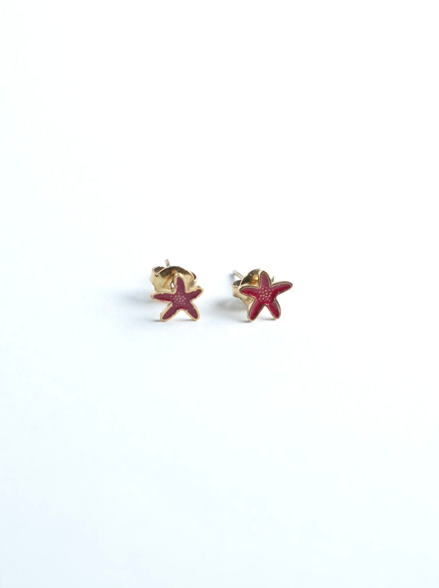 Pendientes estrella de Mar