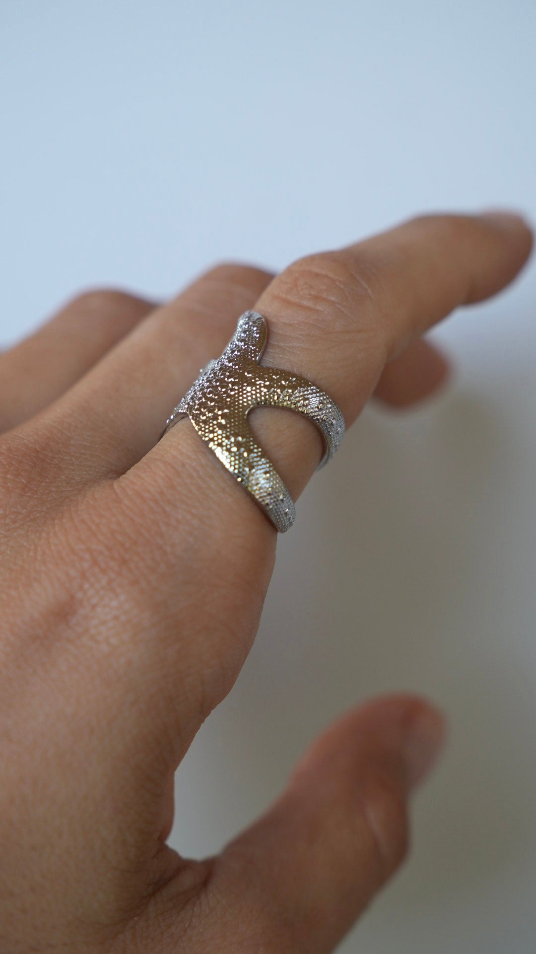 Anillo Estrella de mar plata - Nuh Nuh