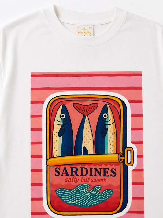 Camiseta lata sardinas