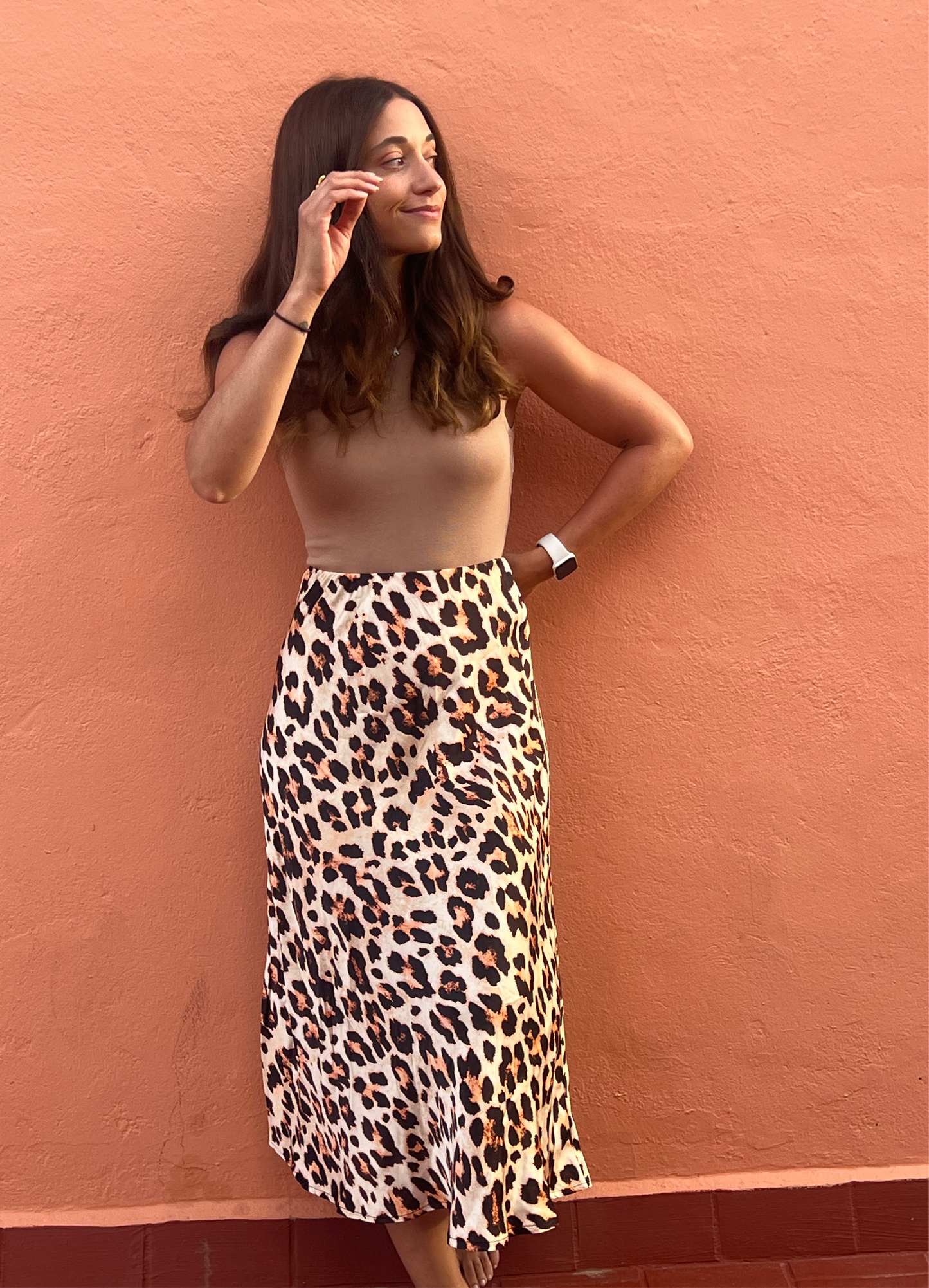 Falda leopardo raso - Nuh Nuh
