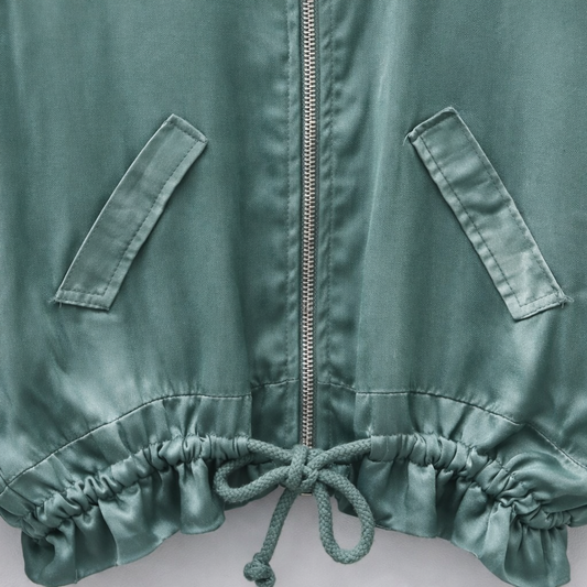 Chaqueta bomber raso azul - Nuh Nuh