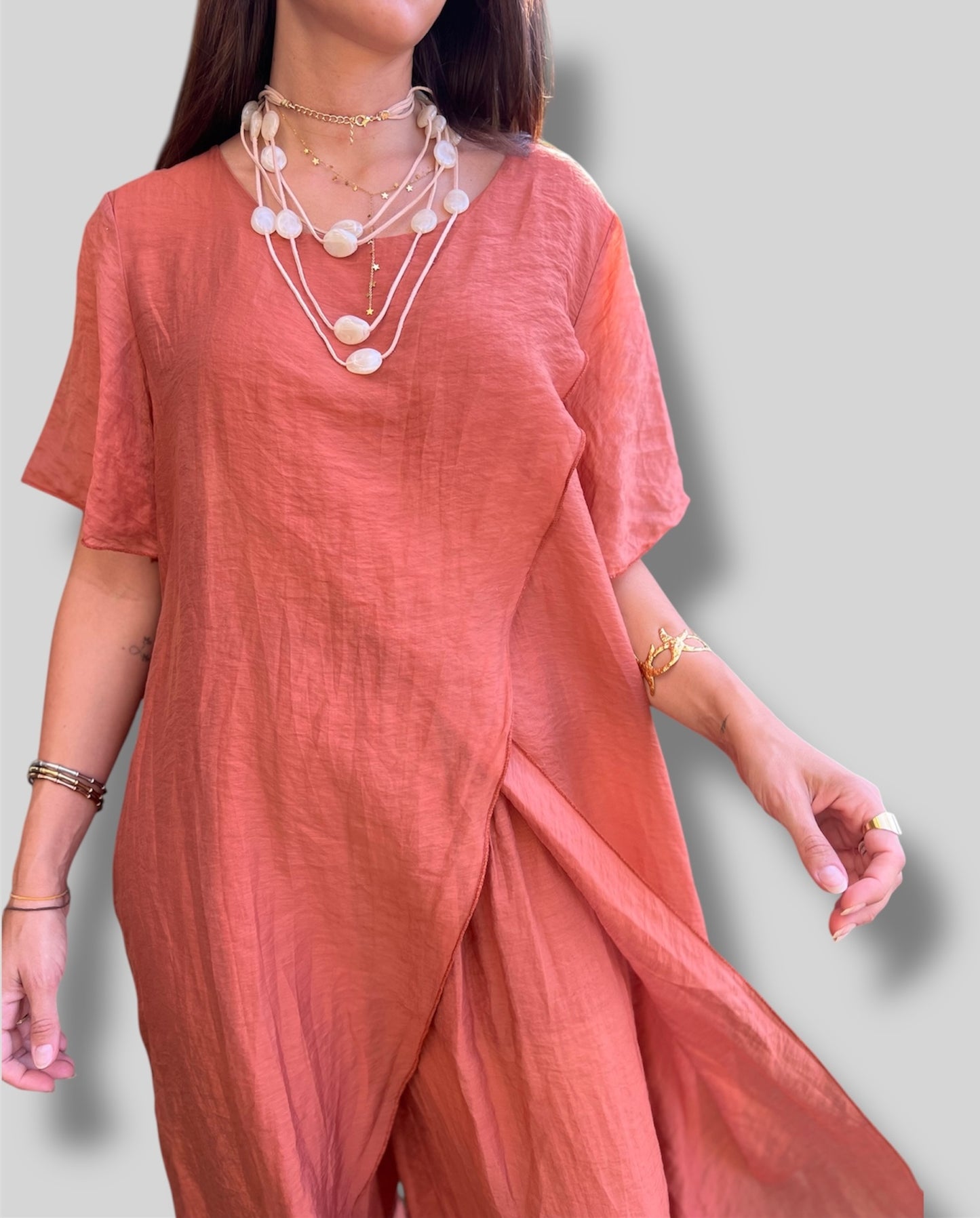 Conjunto Fiona teja