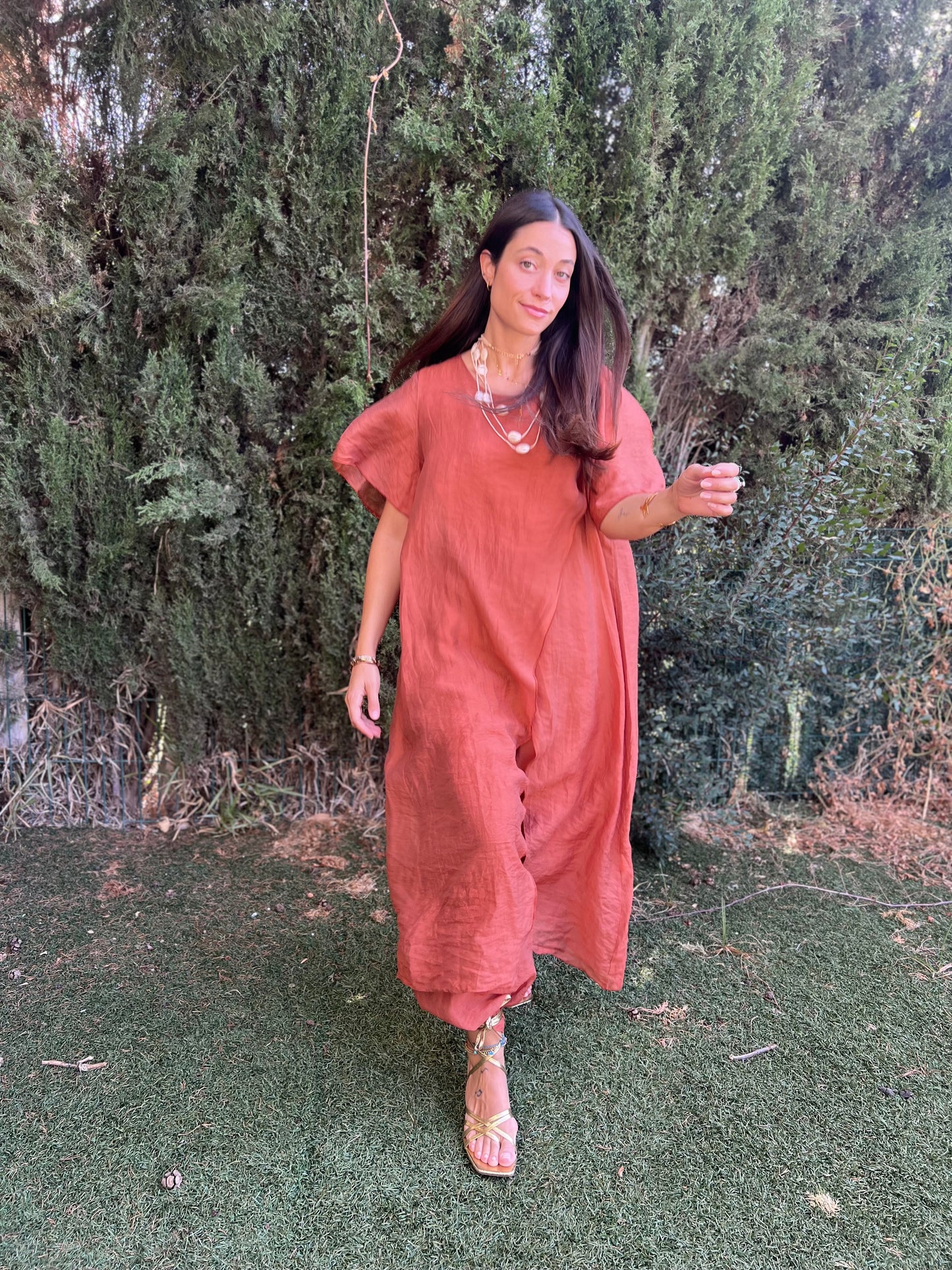 Conjunto Fiona teja