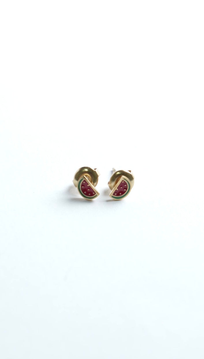 Pendientes mini sandía