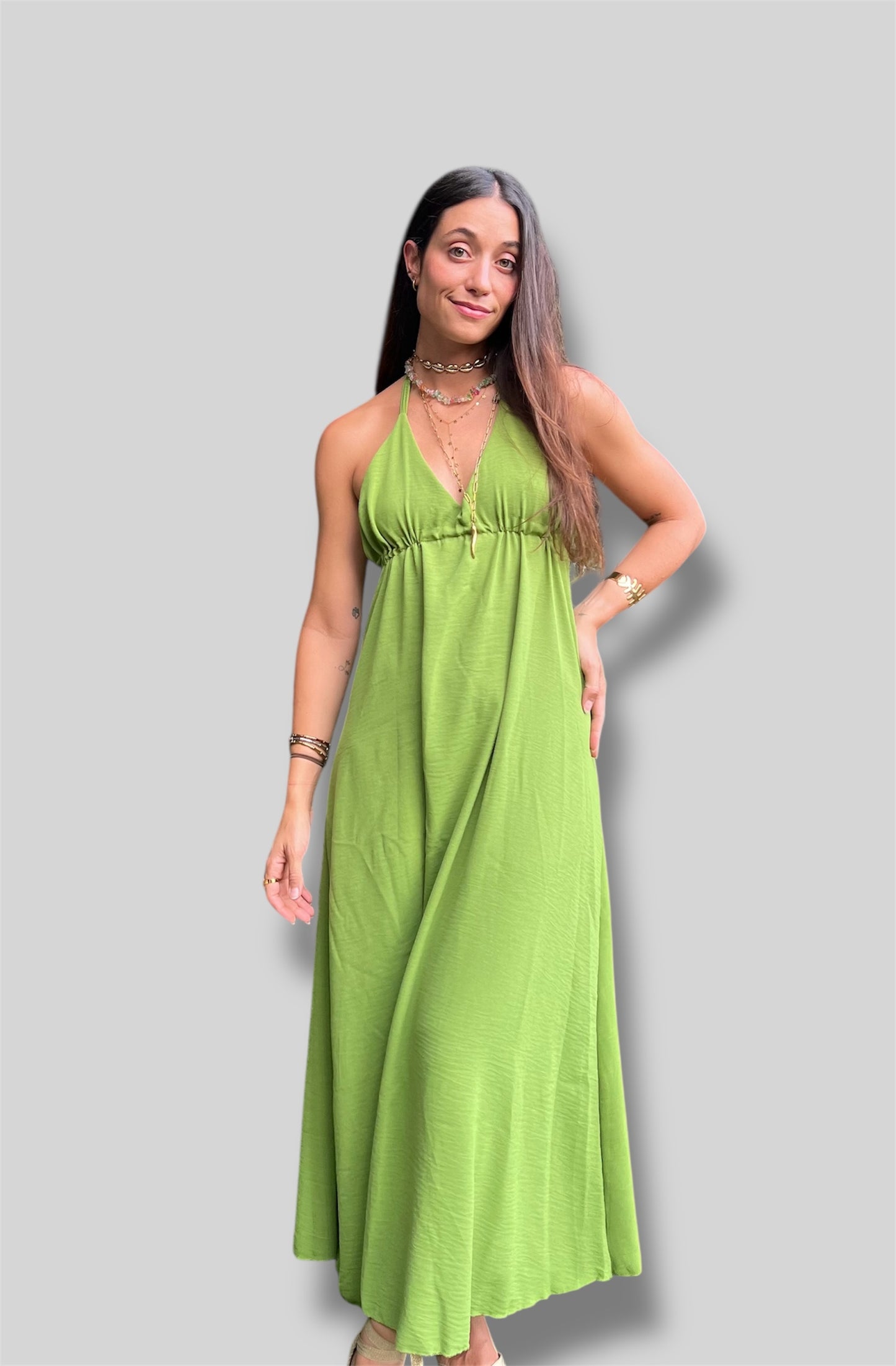 Vestido Esmeralda verde