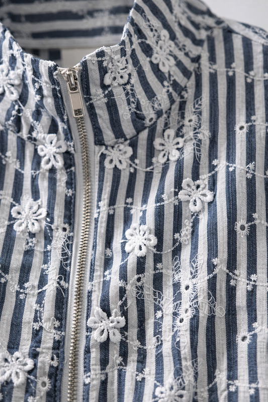 Chaqueta Niza azul jean - Nuh Nuh
