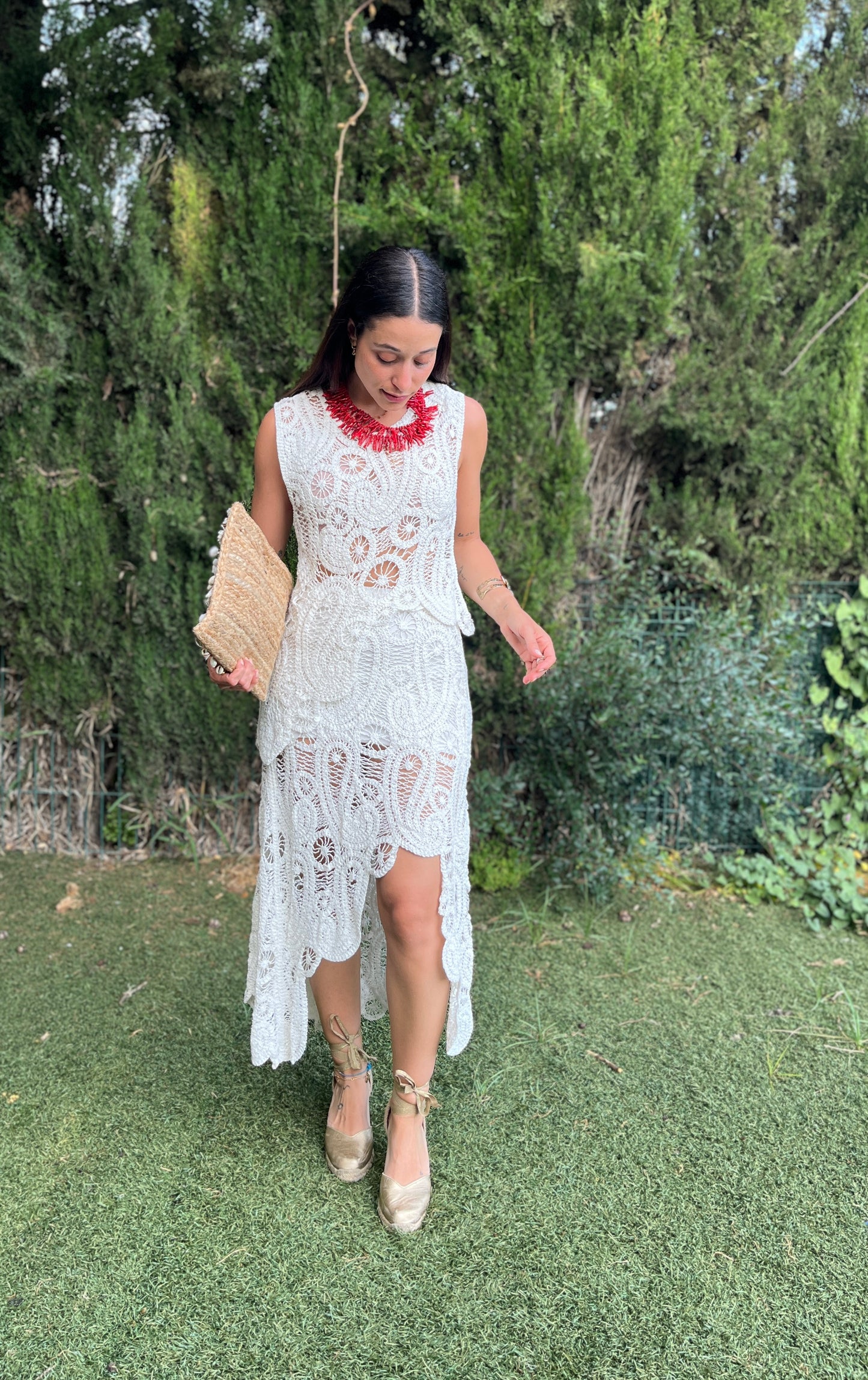 Conjunto asimétrico crochet