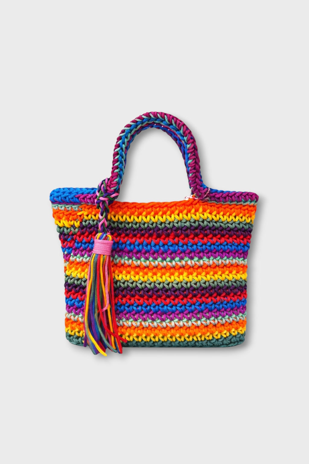 Bolso crochet arcoíris - Nuh Nuh