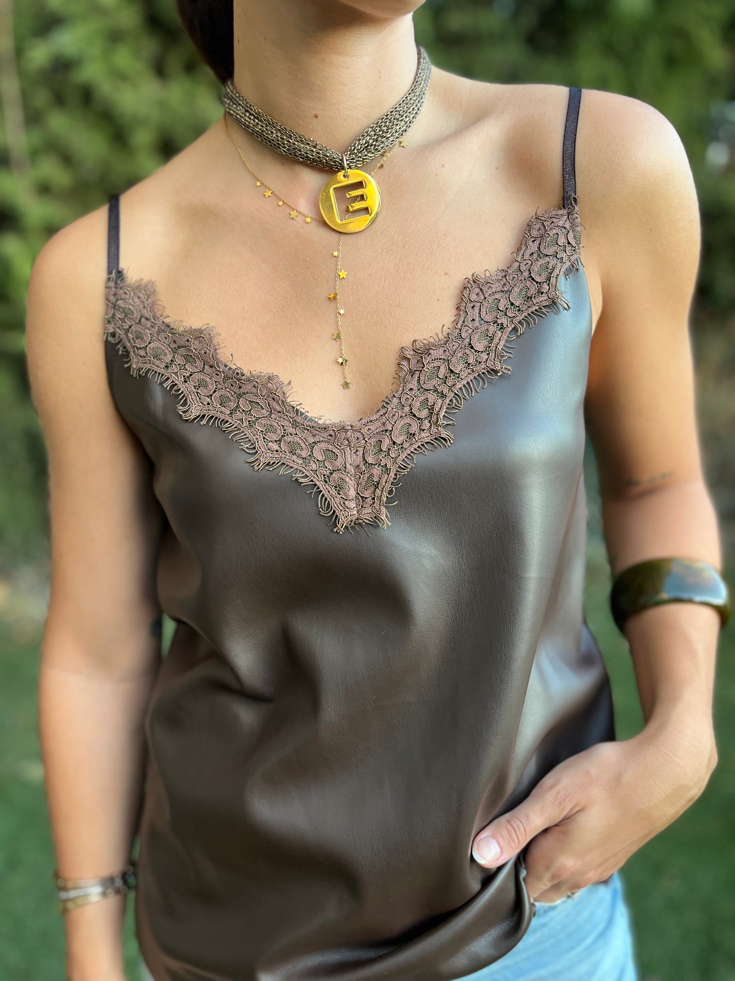 Top lencero polipiel