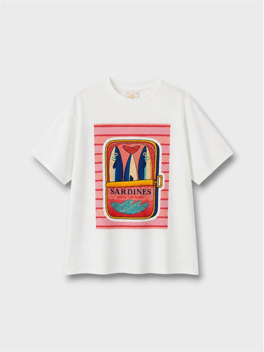 Camiseta lata sardinas
