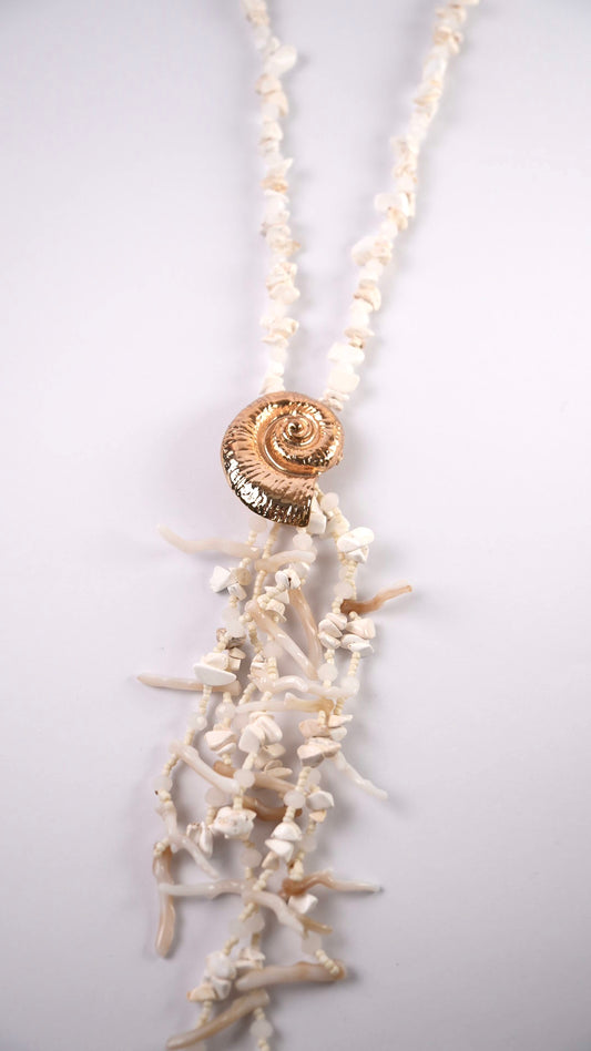 Collar largo caracola