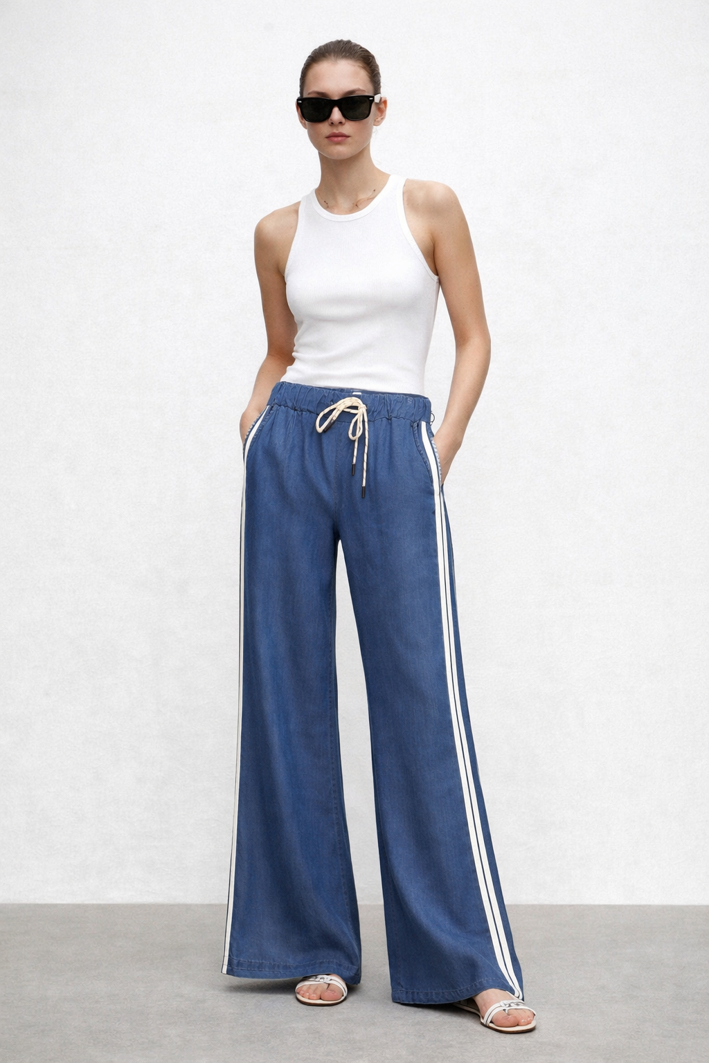Pantalón flow denim - Nuh Nuh