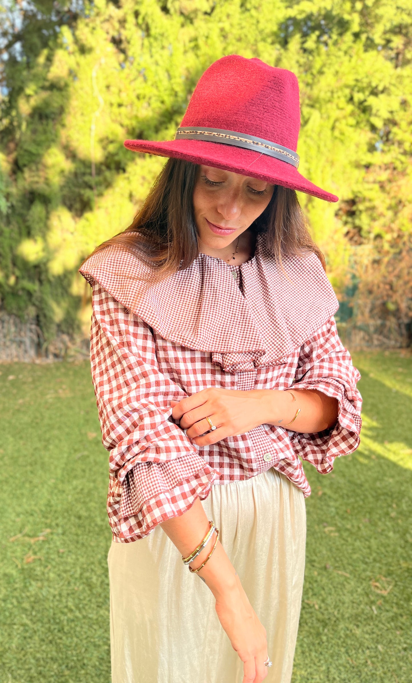 Camisa cuello babero