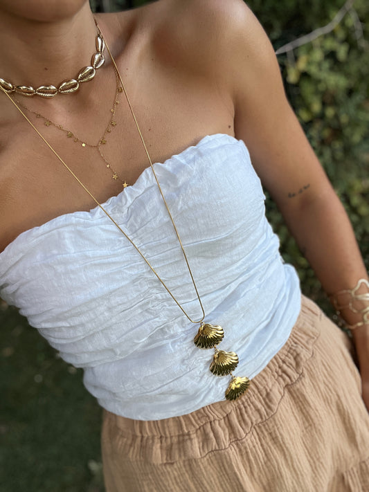 Collar largo tres mareas