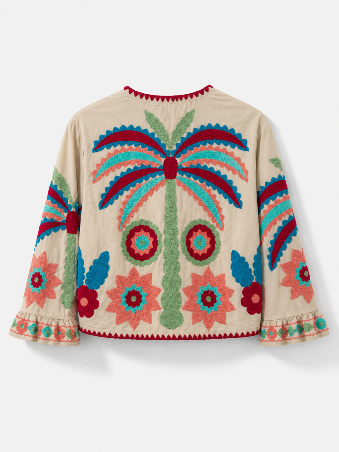 Camisa Garden beige - Nuh Nuh