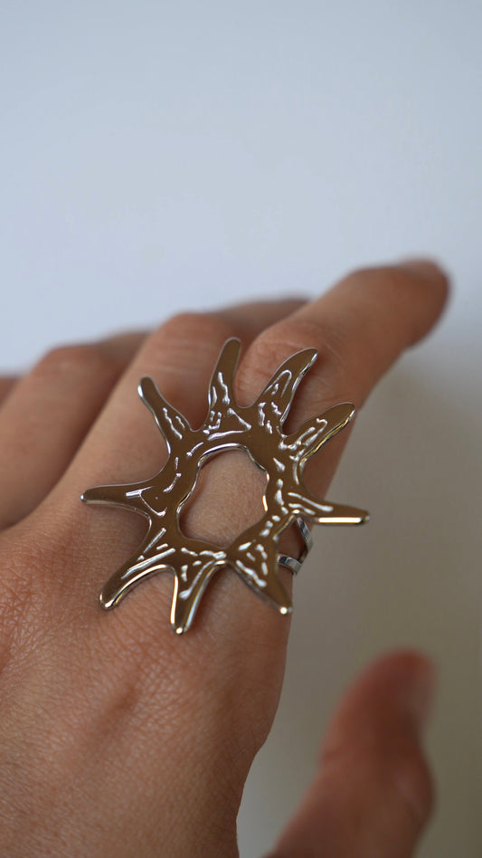 Anillo Vibes plata - Nuh Nuh