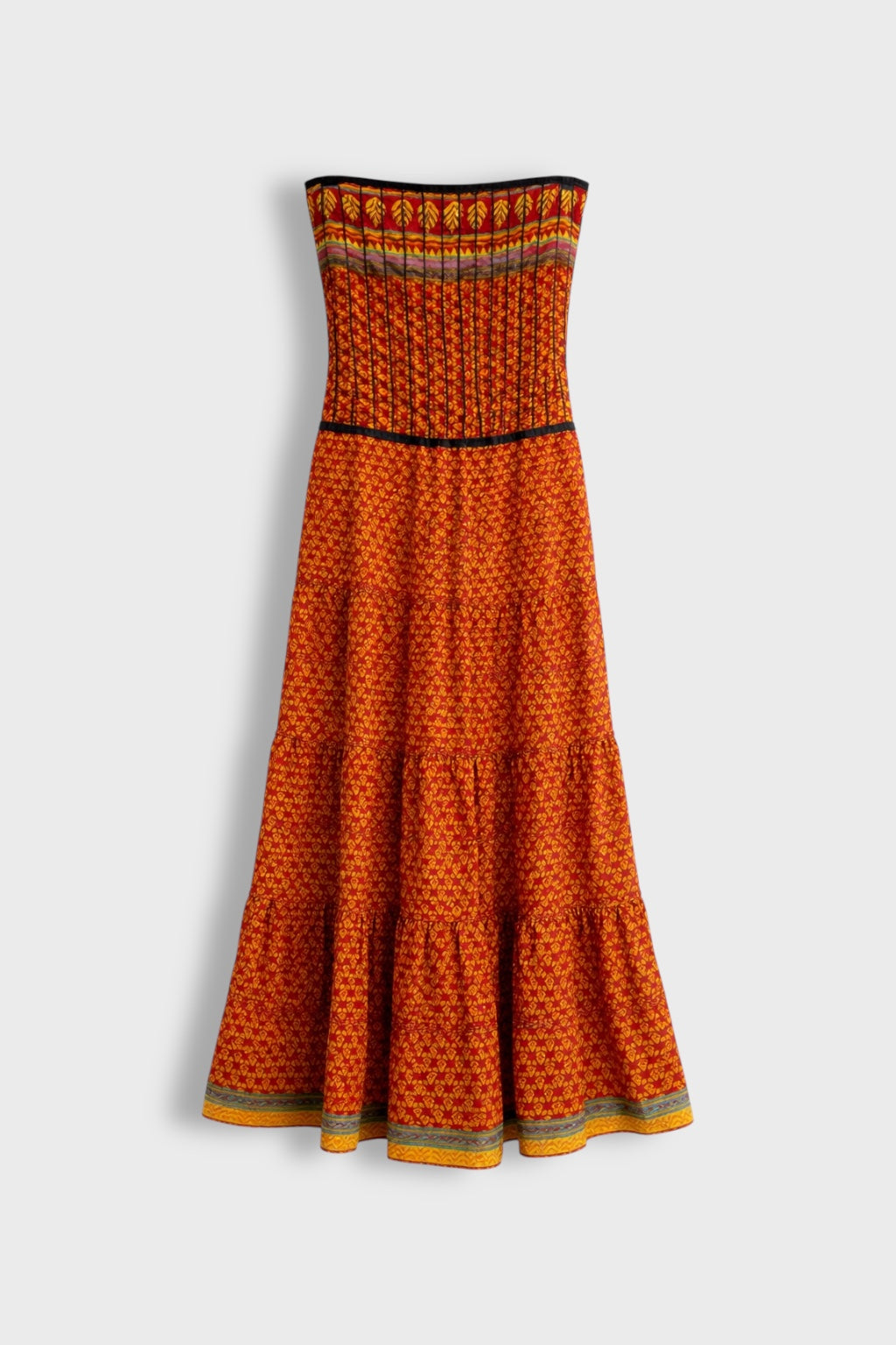 Vestido seda terracota - Nuh Nuh