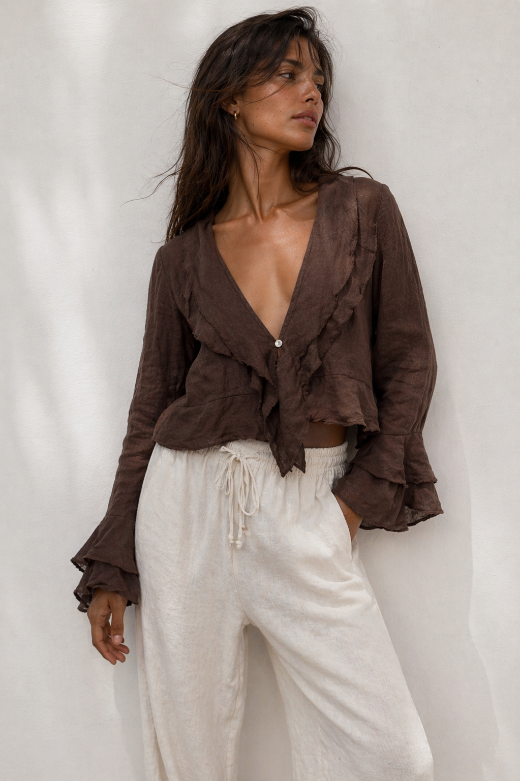 Blusa Noa chocolate - Nuh Nuh