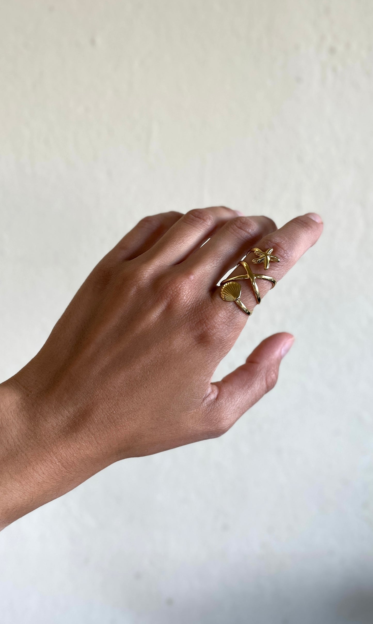 Anillo summer dorado