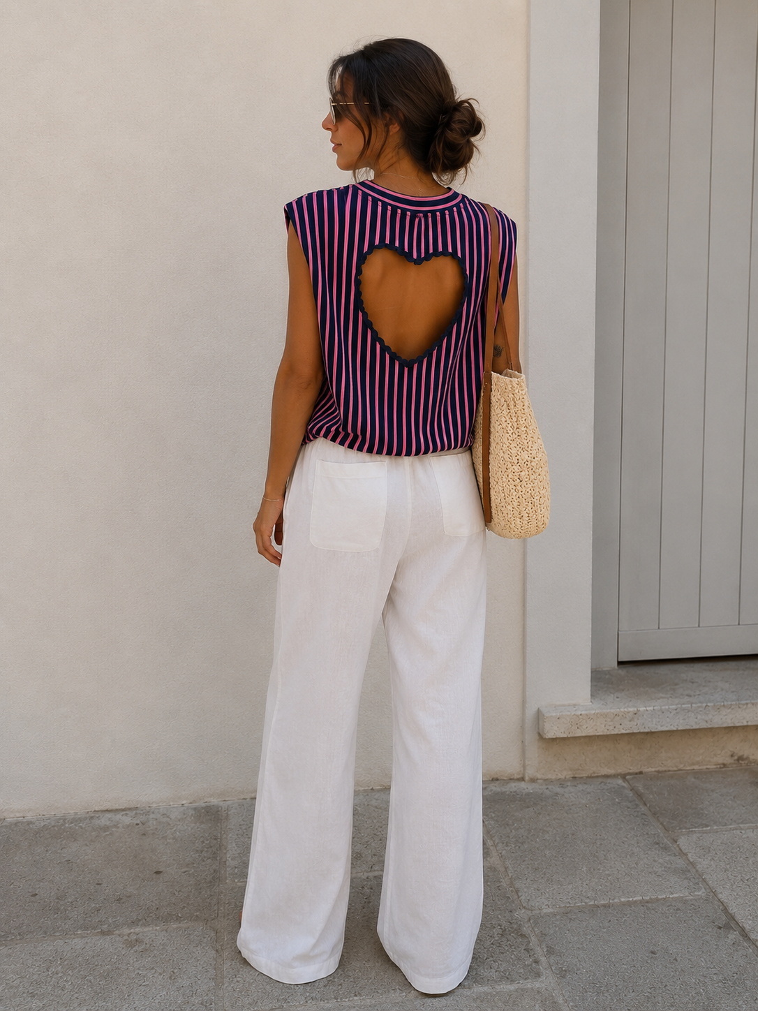 Camiseta Love rayas