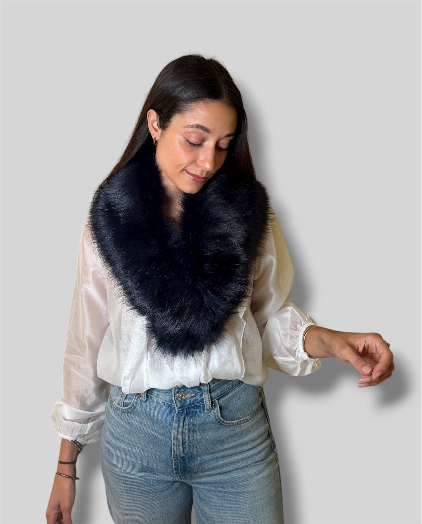 Cuellos de pelo sintético