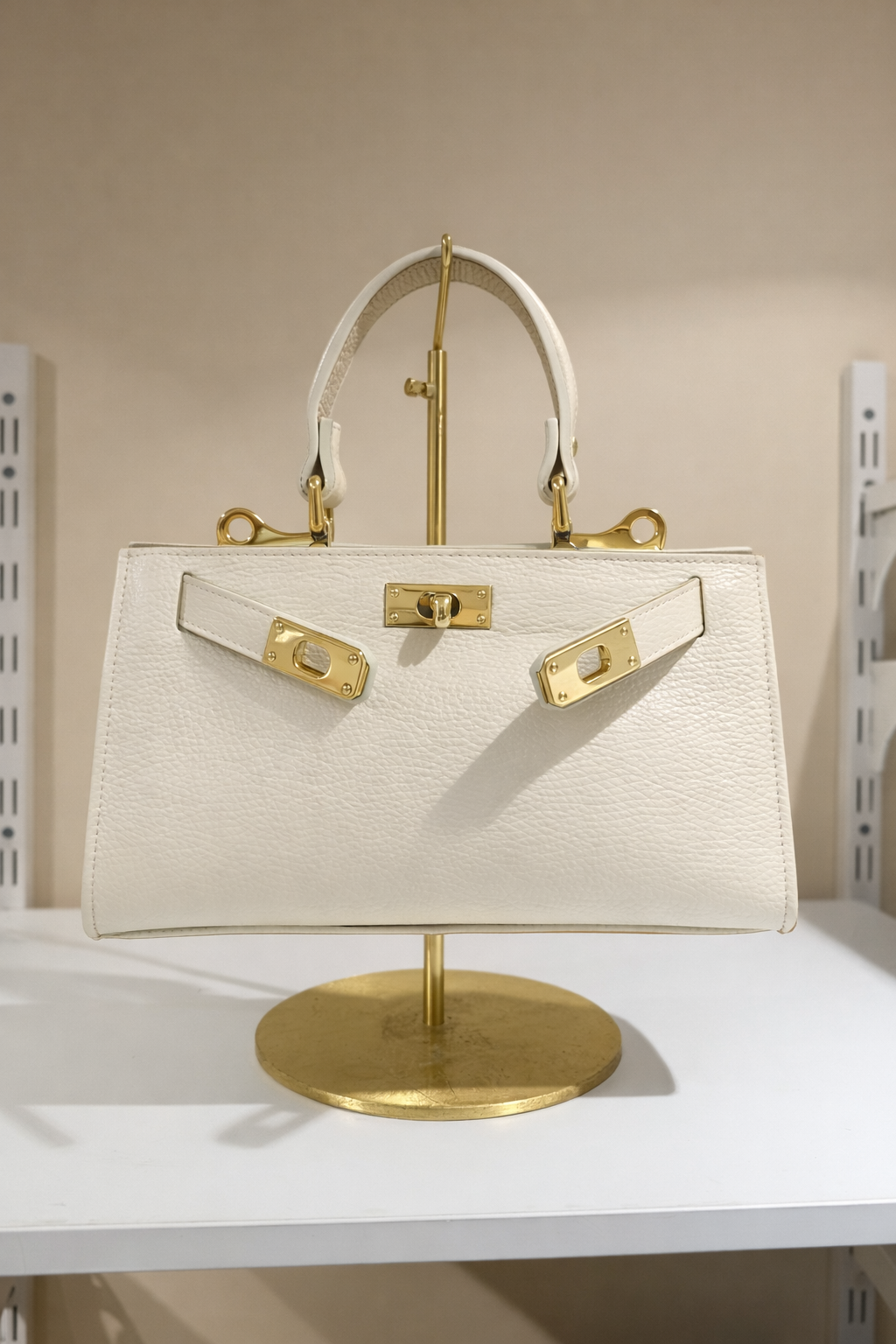 Bolso Kelly crema - Nuh Nuh