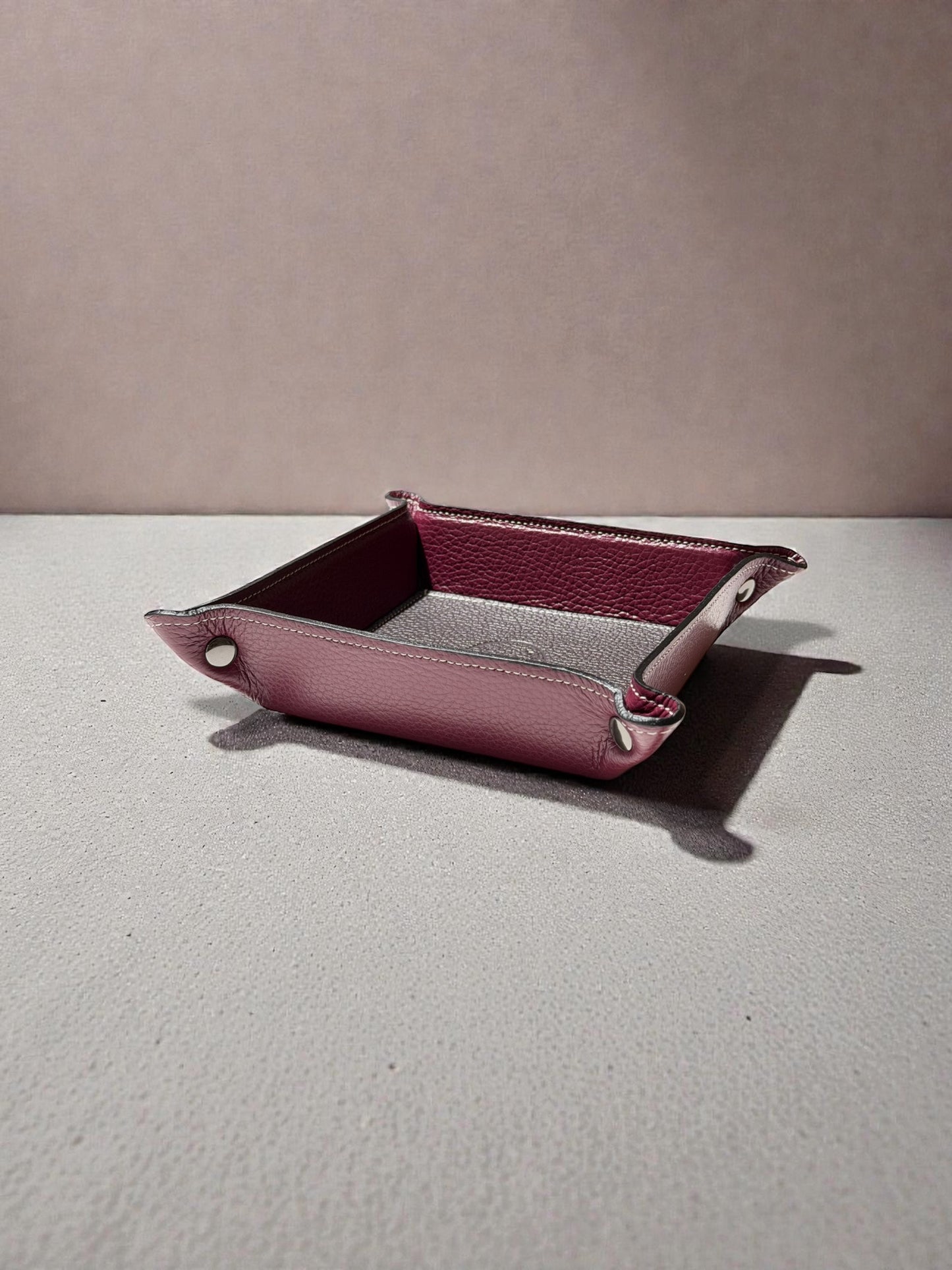 Vaciabolsillos de cuero