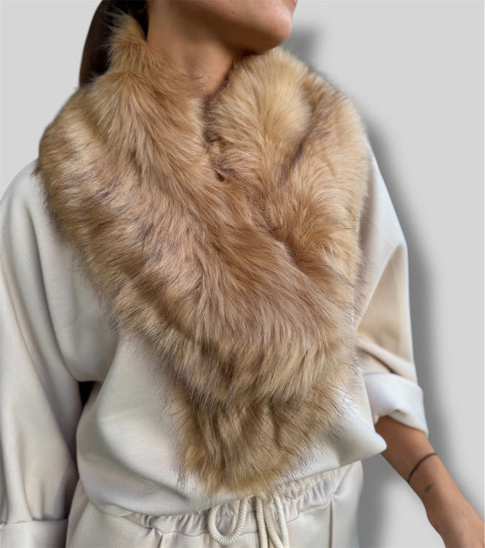 Cuellos de pelo sintético