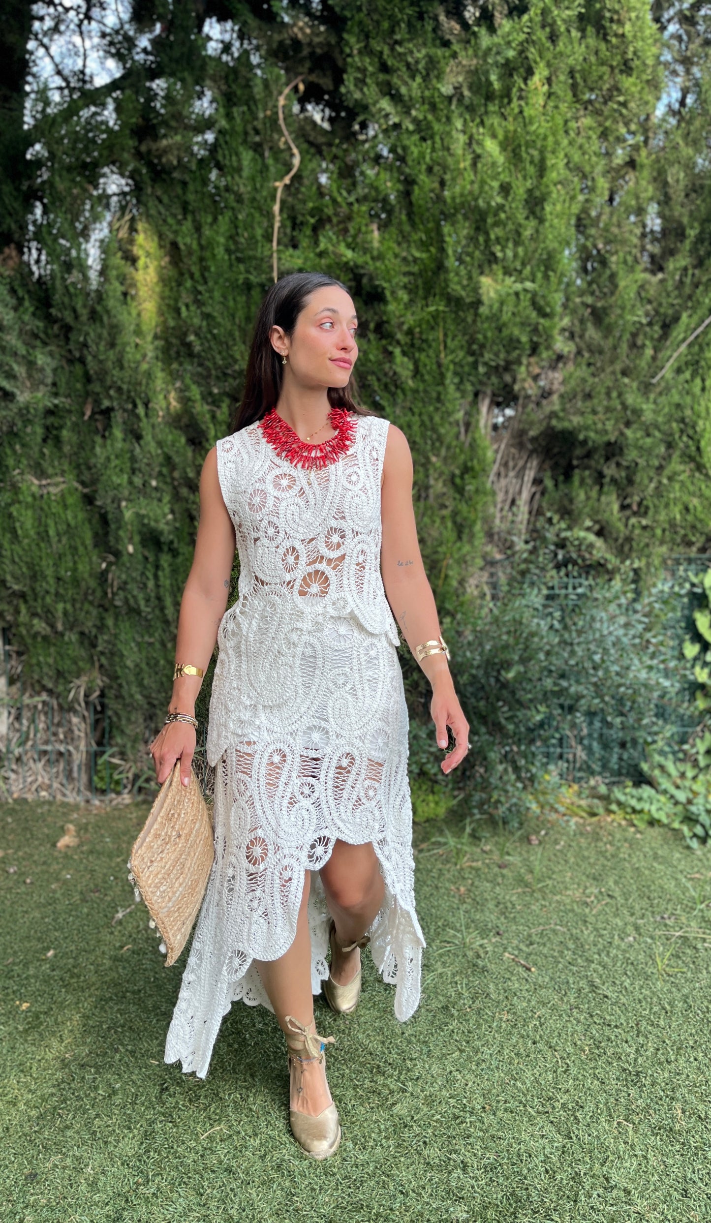 Conjunto asimétrico crochet