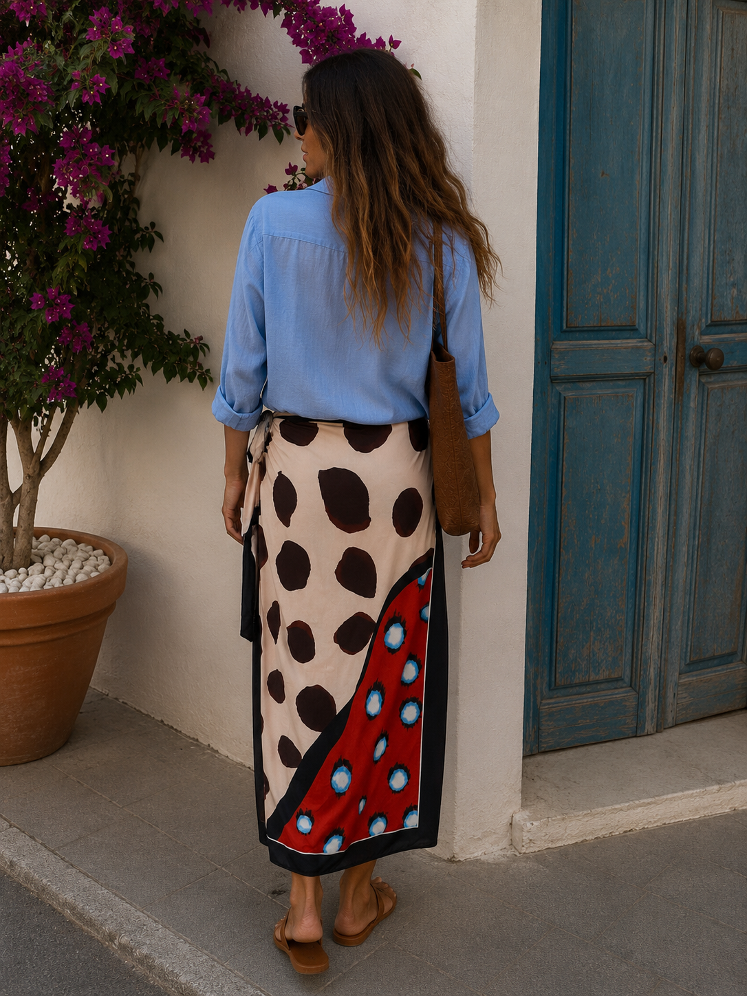 Falda pareo savannah