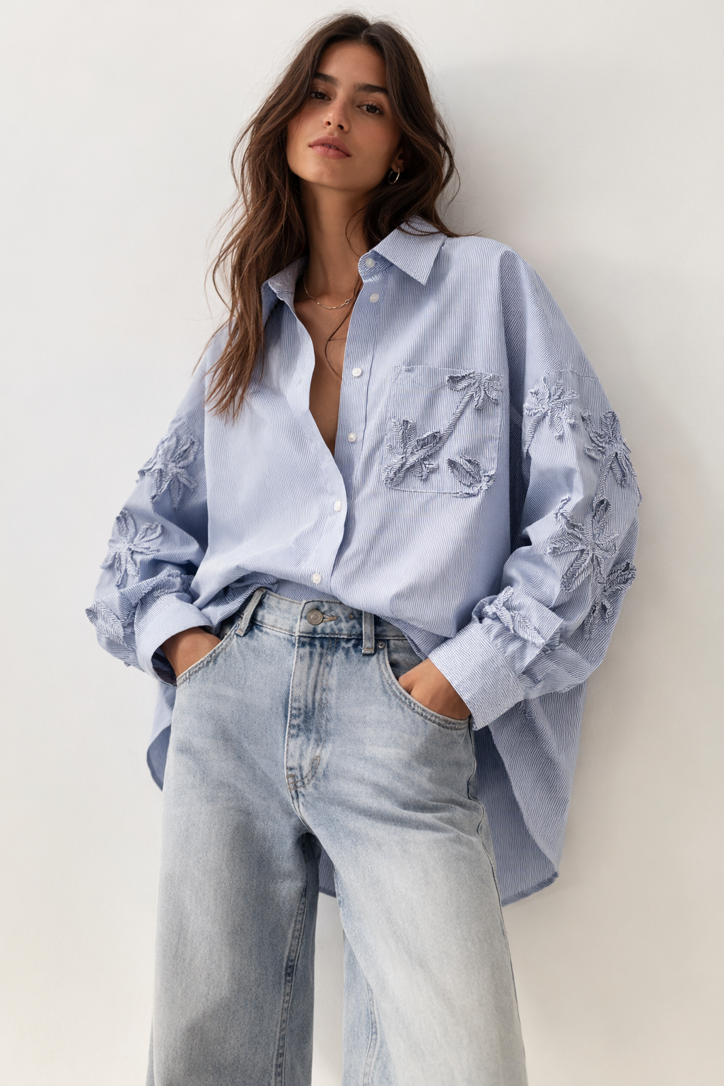 Camisa oversize Flora - Nuh Nuh