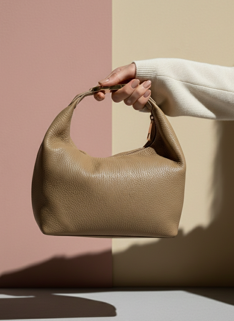 Bolso hobo Siena topo