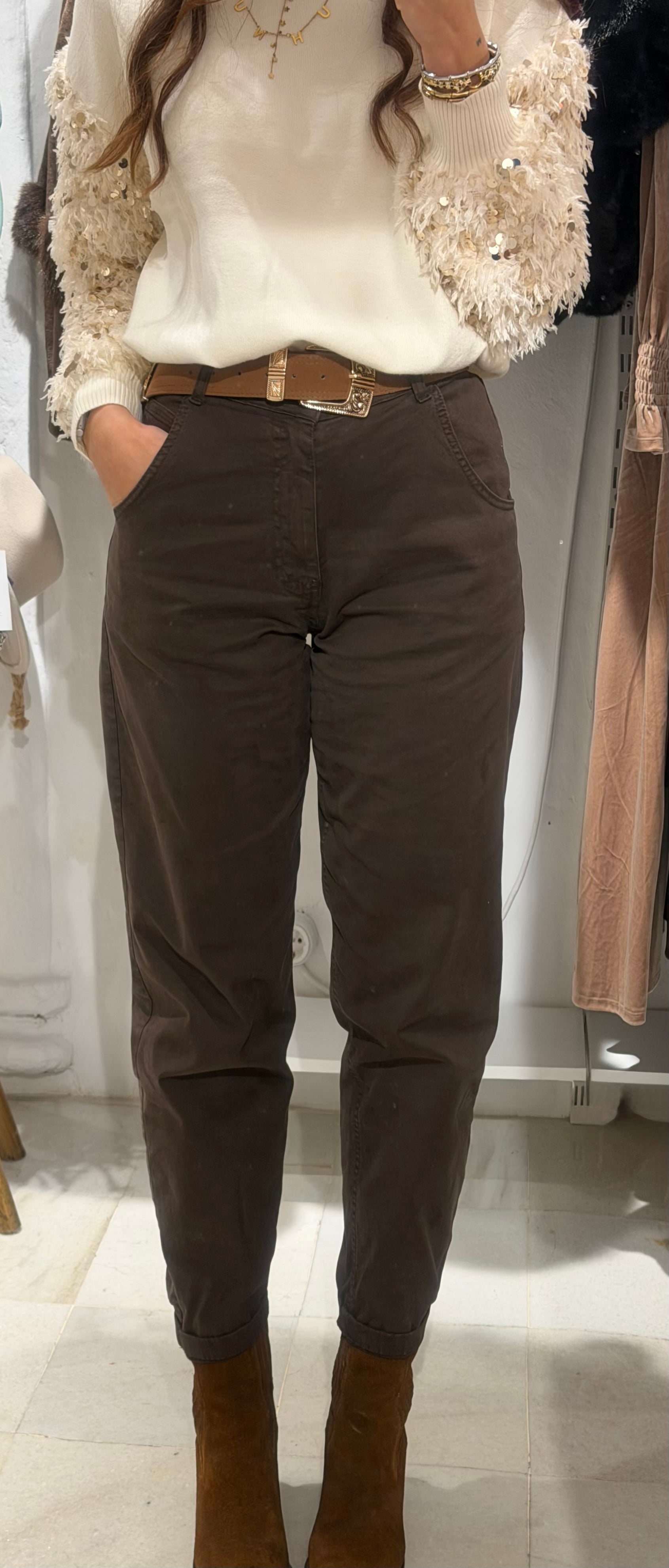 Pantalón chocolate - Nuh Nuh