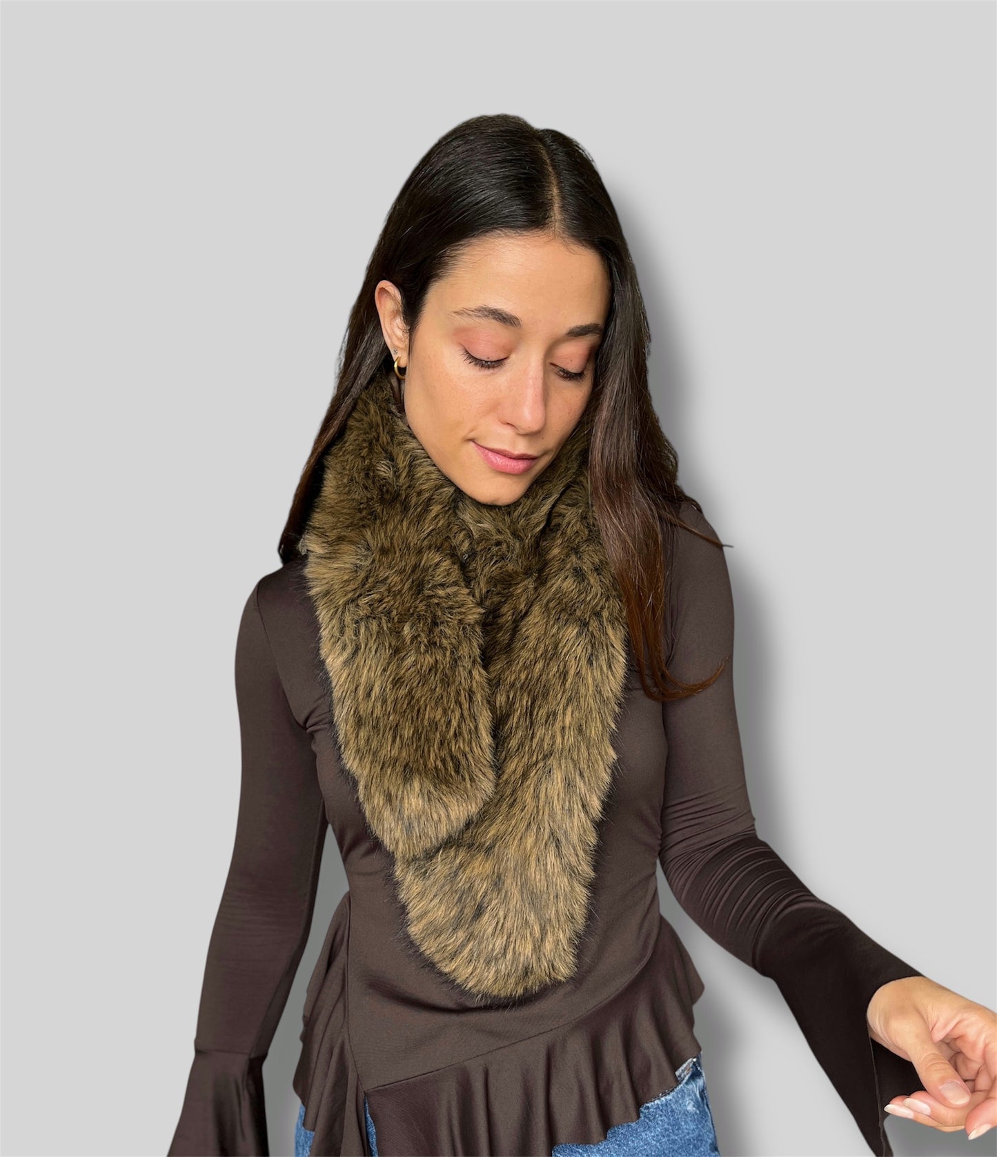 Cuellos de pelo sintético