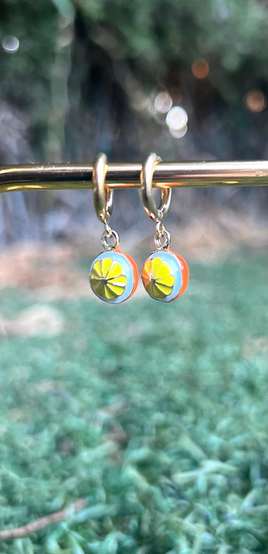 Pendientes naranja