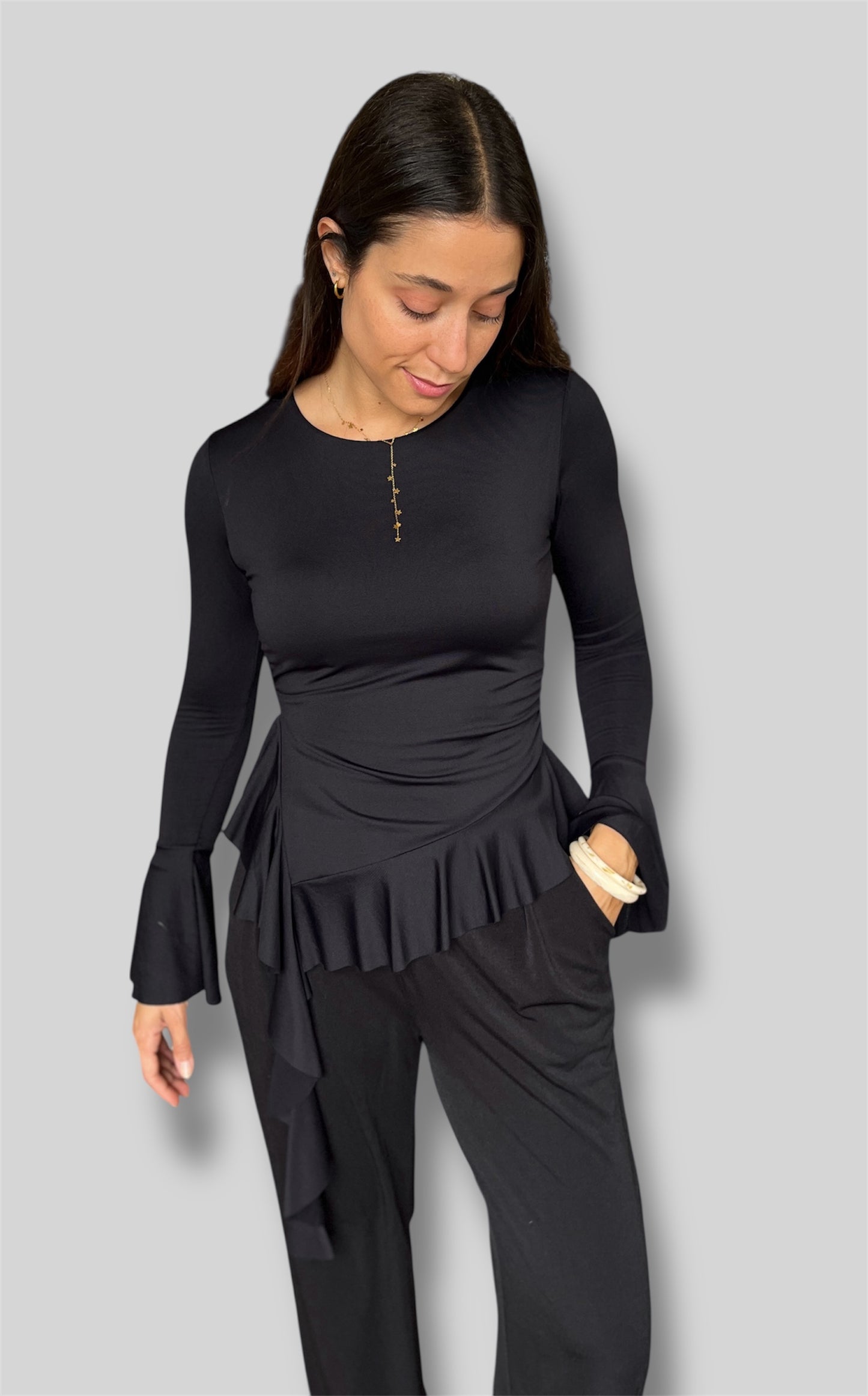 Camiseta licra fría volante