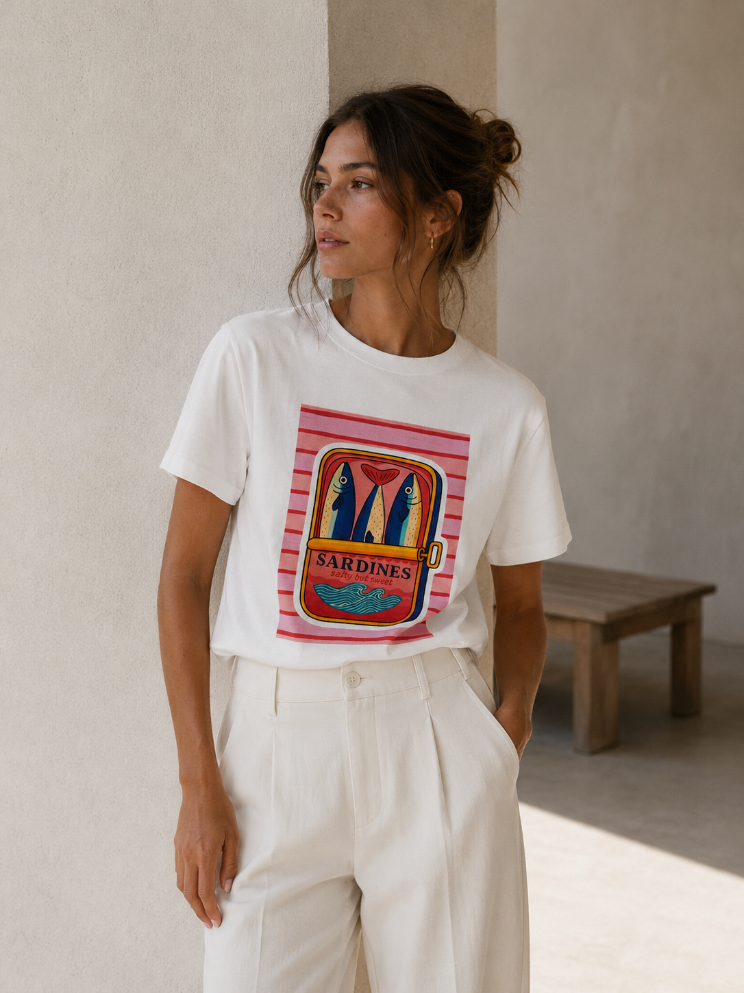 Camiseta lata sardinas