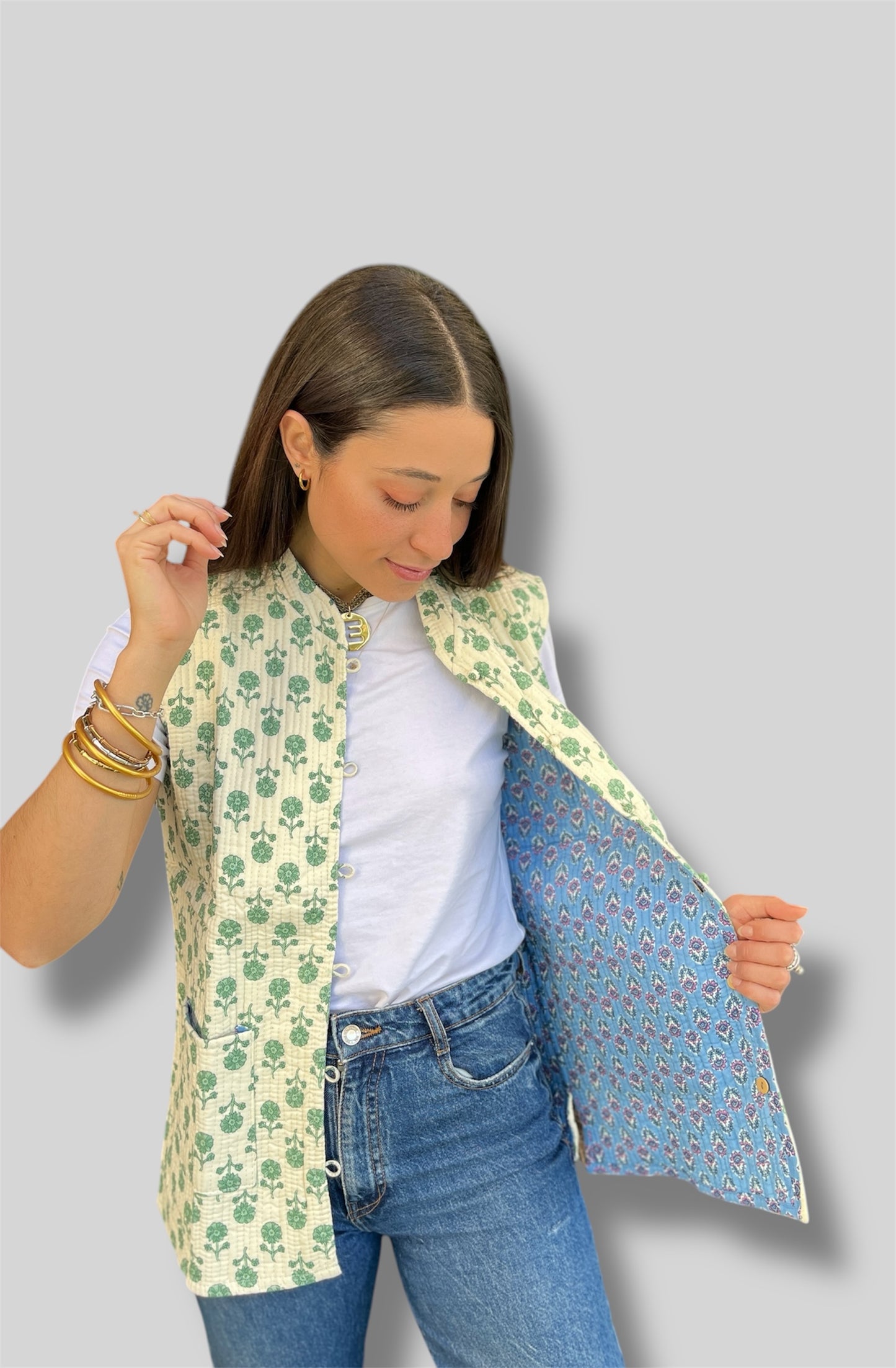 Chaleco reversible jaipur