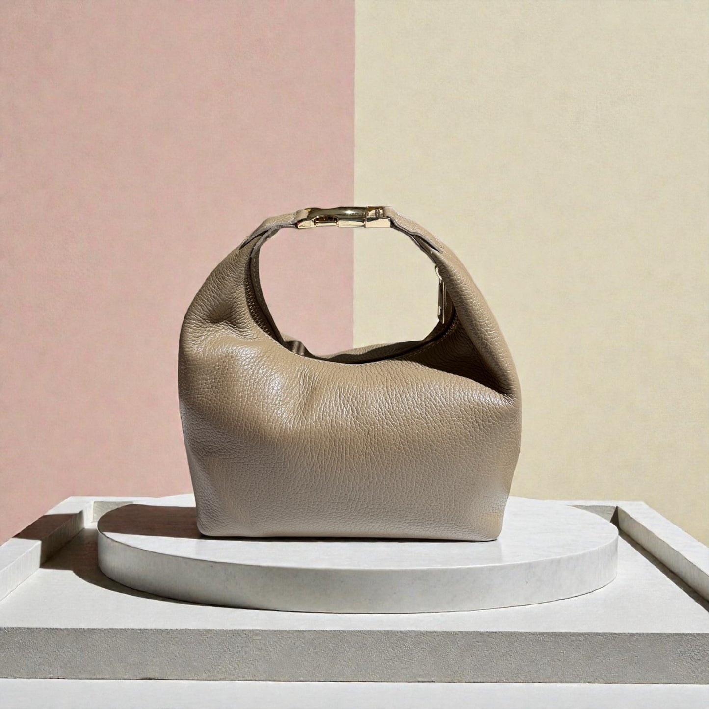 Bolso hobo Siena topo