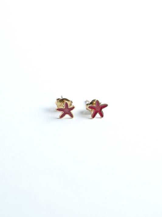 Pendientes estrella de Mar