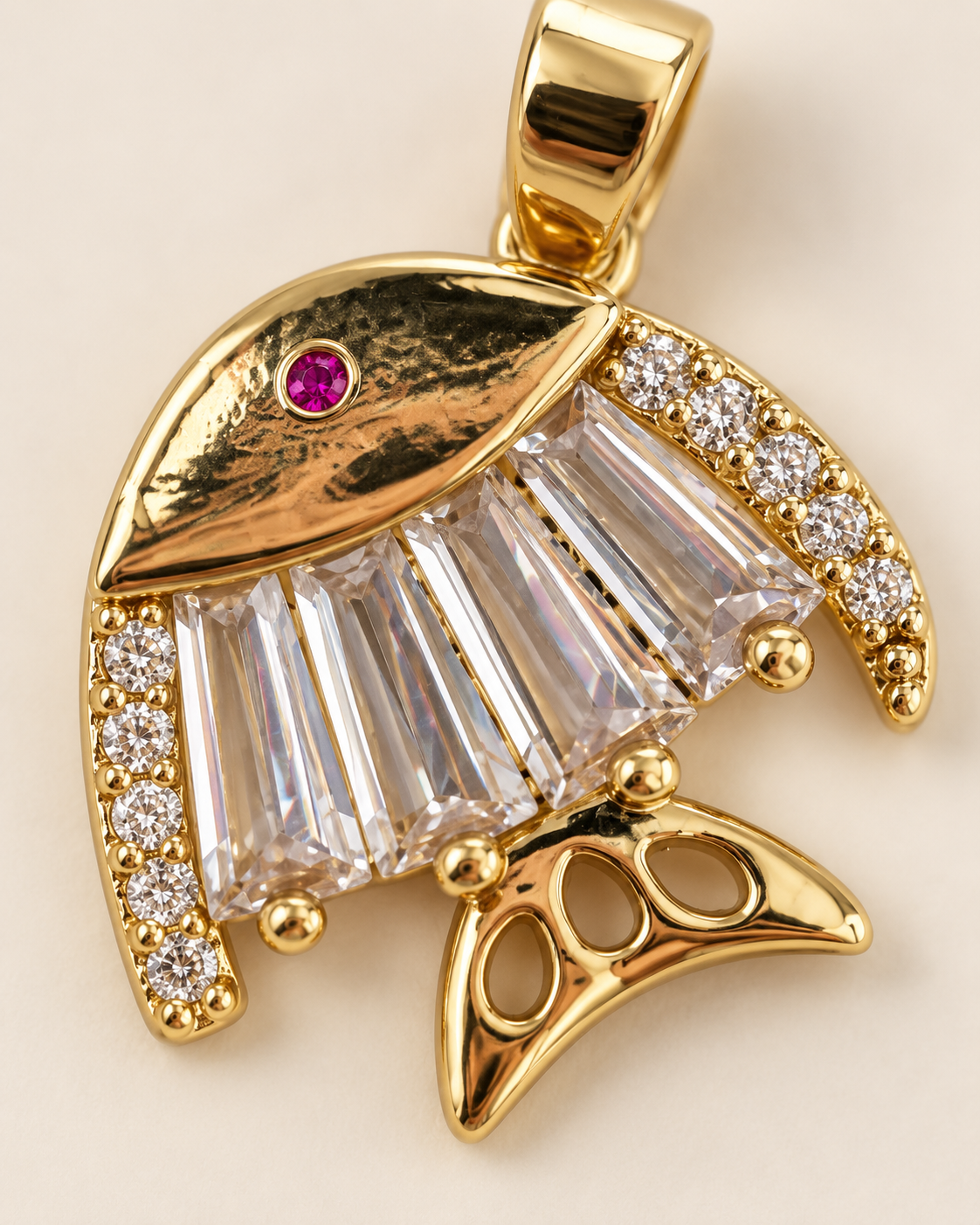 Charm pez ojo brillo